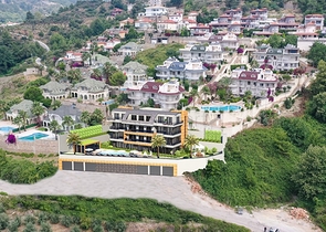 The project of a small apartment building in the Tepe area 