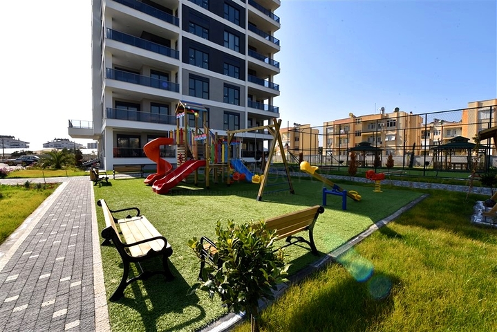 3+1 apartment with separate kitchen in Gazipasa