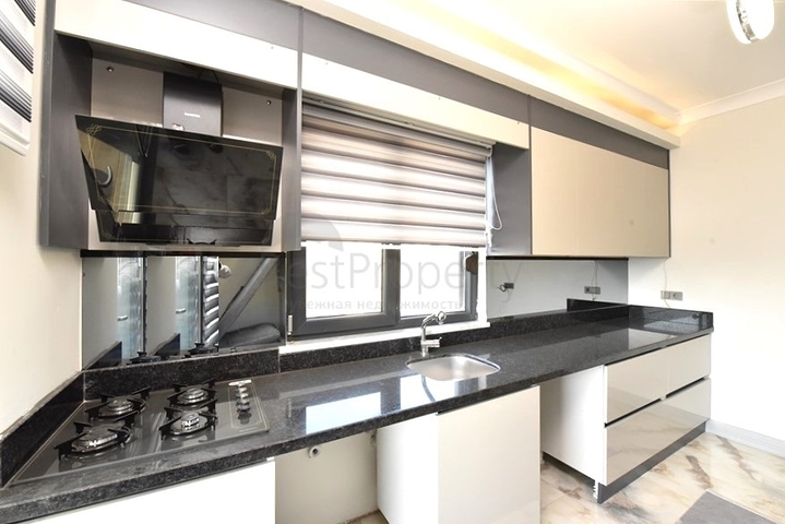 3+1 apartment with separate kitchen in Gazipasa