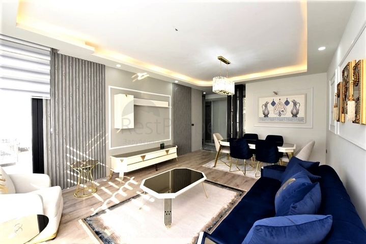 3+1 apartment with separate kitchen in Gazipasa