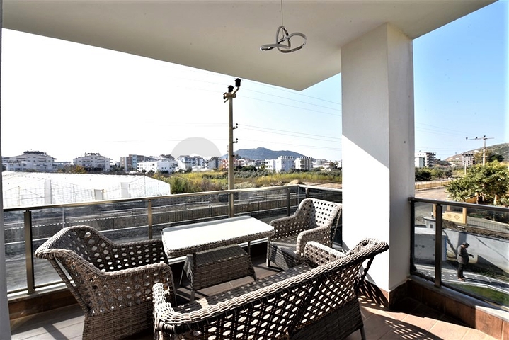 3+1 apartment with separate kitchen in Gazipasa