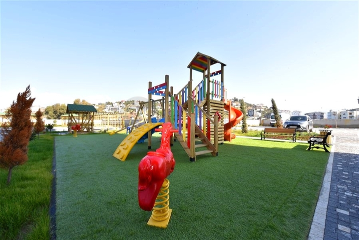 3+1 apartment with separate kitchen in Gazipasa