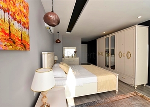 Luxury furnished 5+1 villa in the center of Alanya