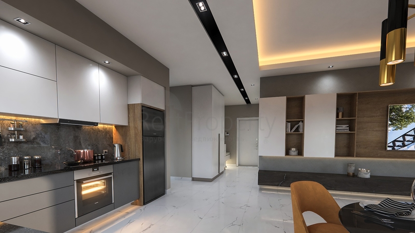 Apartment in a new building, Alanya city center, Cleopatra beach area