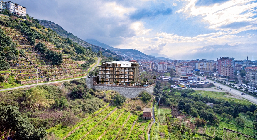 Apartment in a new building, Alanya city center, Cleopatra beach area