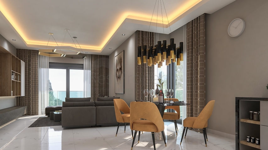 Apartment in a new building, Alanya city center, Cleopatra beach area