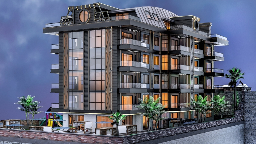 Apartment in a new building, Alanya city center, Cleopatra beach area