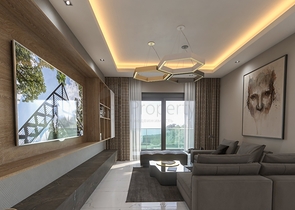 Apartment in a new building, Alanya city center, Cleopatra beach area