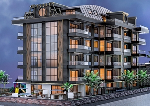 Apartment in a new building, Alanya city center, Cleopatra beach area