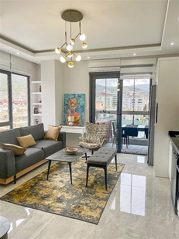 1+1 apartment in the very center of Alanya