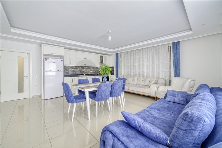 3+1 duplex with private garden in Kestel area