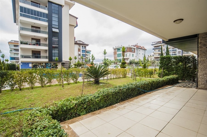 3+1 duplex with private garden in Kestel area