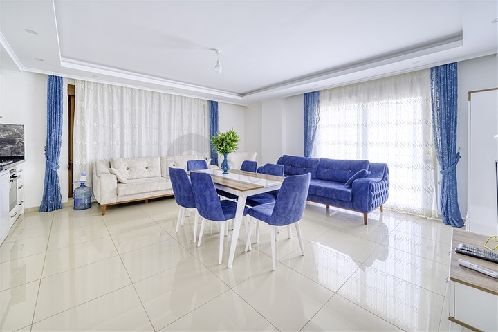 3+1 duplex with private garden in Kestel area