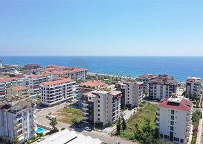 3+1 duplex with private garden in Kestel area