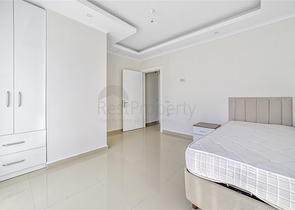 3+1 duplex with private garden in Kestel area