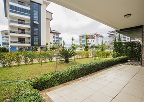 3+1 duplex with private garden in Kestel area