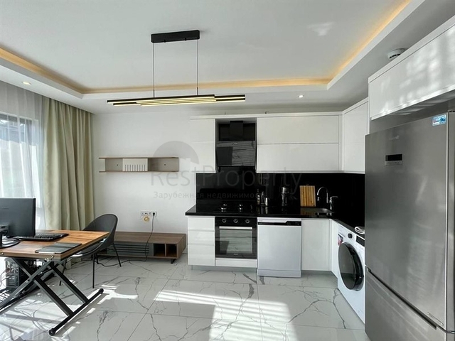 1+1 apartment in the center of Alanya in a new building