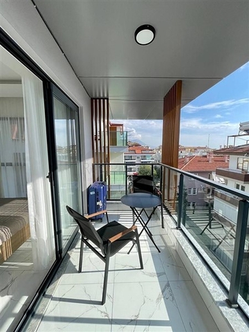 1+1 apartment in the center of Alanya in a new building