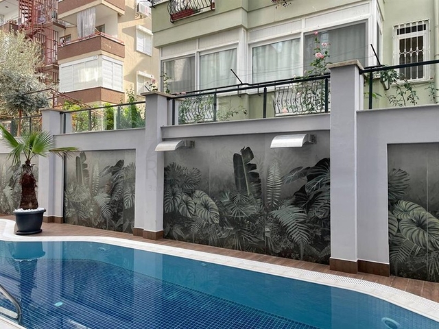 1+1 apartment in the center of Alanya in a new building