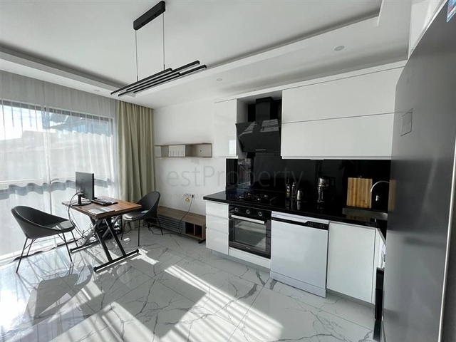 1+1 apartment in the center of Alanya in a new building