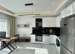 1+1 apartment in the center of Alanya in a new building