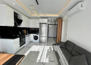 1+1 apartment in the center of Alanya in a new building