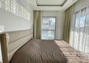 1+1 apartment in the center of Alanya in a new building