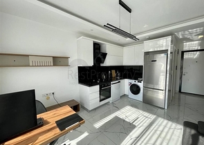 1+1 apartment in the center of Alanya in a new building