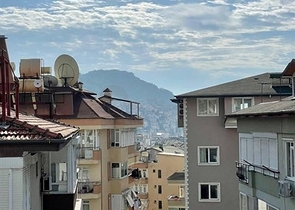 1+1 apartment in the center of Alanya in a new building