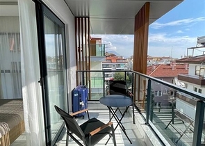 1+1 apartment in the center of Alanya in a new building