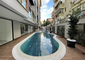 1+1 apartment in the center of Alanya in a new building