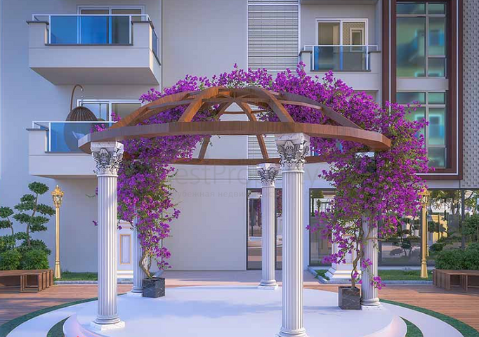 Two-bedroom apartment in a new complex in Mahmutlar 