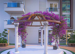 Two-bedroom apartment in a new complex in Mahmutlar 