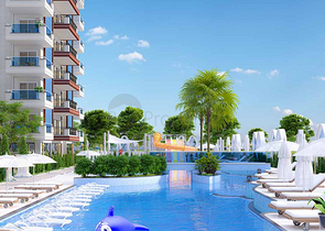 Two-bedroom apartment in a new complex in Mahmutlar 