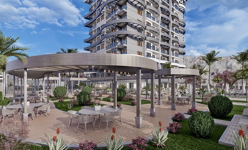 New apartment in the best location in the Mahmutlar area