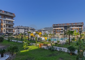 1+1 apartment in a luxury complex in Oba district