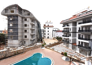 1+1 apartment in a new complex in Oba district