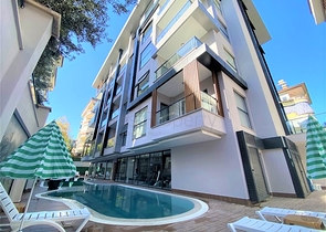 Cozy 1+1 apartment in the center of Alanya