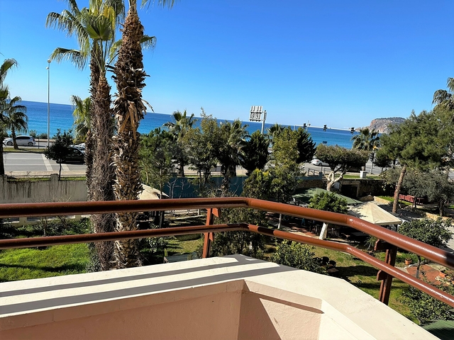 Furnished 2+1 apartment with sea view in Tosmura