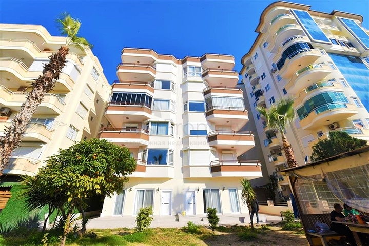 Furnished 2+1 apartment with sea view in Tosmura