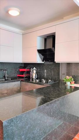 Furnished 2+1 apartment with sea view in Tosmura