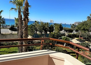 Furnished 2+1 apartment with sea view in Tosmura