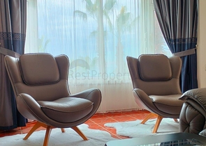 Furnished 2+1 apartment with sea view in Tosmura