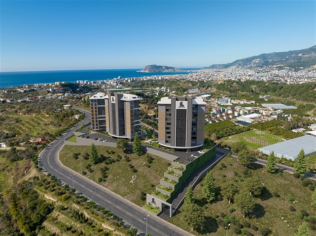 A new project in the developing area of Kestel with a guaranteed rental