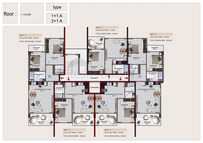 A new investment project in the Mahmutlar region 