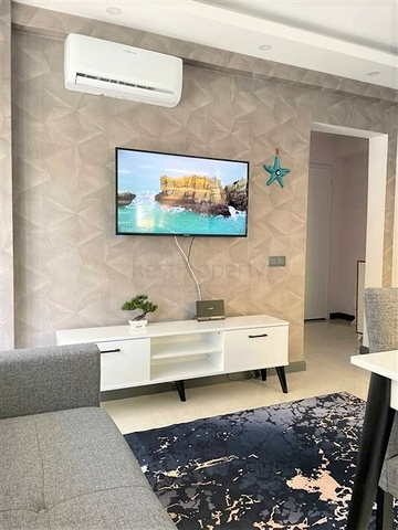 Apartment in a new building 300 m from the sea in the center of Alanya
