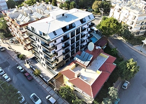 Apartment in a new building 300 m from the sea in the center of Alanya