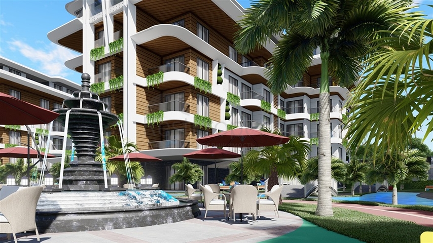 1+1 apartment in an exclusive complex