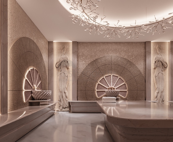 1+1 apartment in an exclusive complex