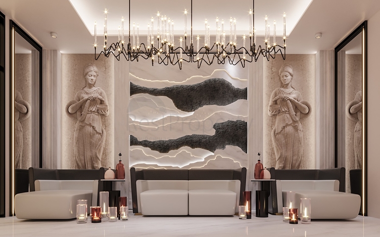 1+1 apartment in an exclusive complex